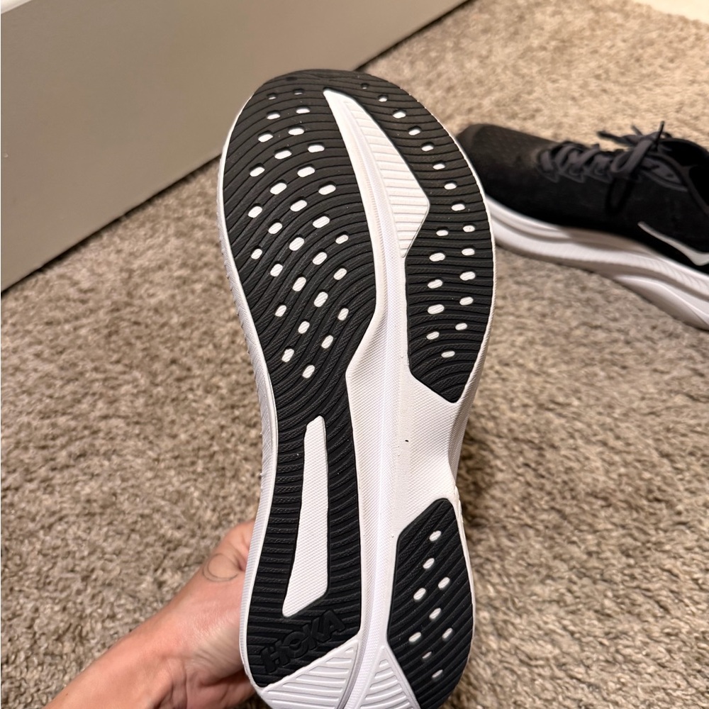 Hoka Black Athletic Shoes View 2